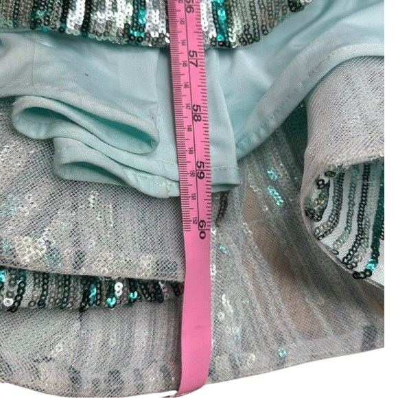 Jovani NWT Mint Sequin Formal Dress Size 4 - Picture 6 of 8